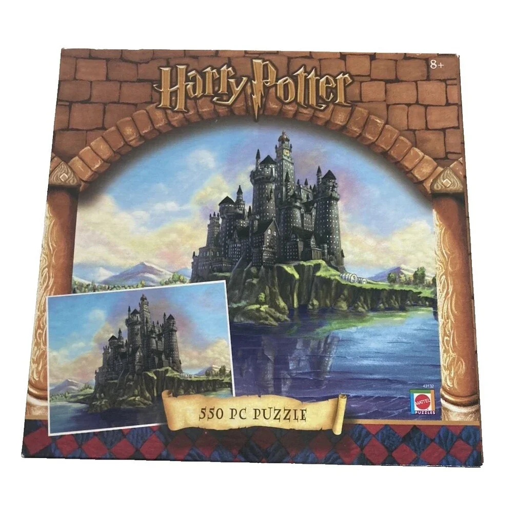 Vintage 2001 Harry Potter Hogwarts Castle 550 piece Jigsaw Puzzle